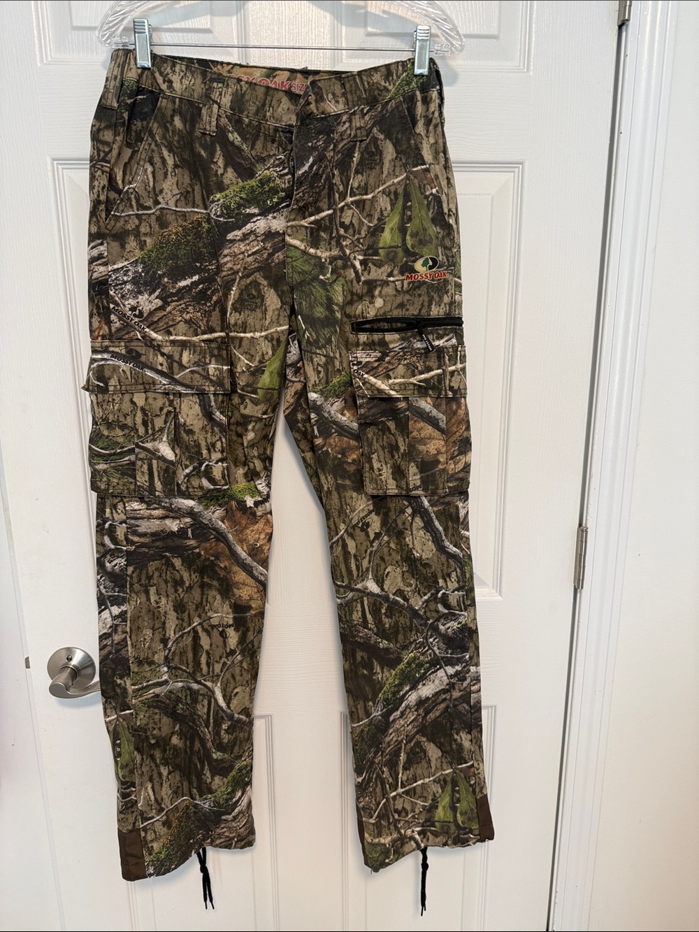 Mossy Oak Realtree-Style Camo Cargo Pants in Green and Brown